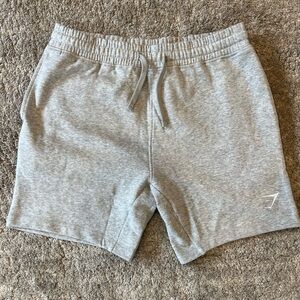 Women’s Size Large Gymshark Sweat Shorts Heather Grey Like New